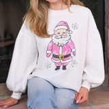 Simply Southern - Quilted Santa Sweatshirt