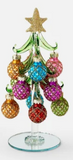 Handmade Glass Tree with Balls - 3 Assorted