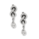 Brighton - Silver Interlok Single Knot Earring