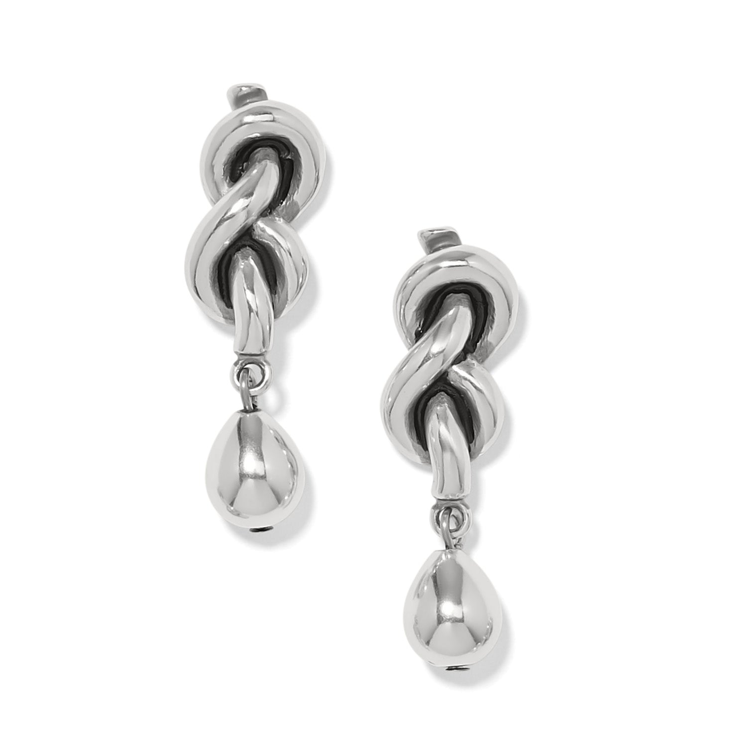 Brighton - Silver Interlok Single Knot Earring