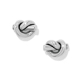 Brighton - Interlok Single Knot Silver Earring