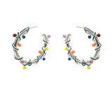 Wrapped Christmas Lights Hoops