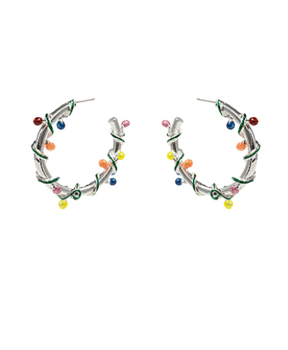 Wrapped Christmas Lights Hoops