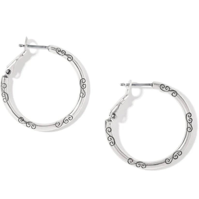 Brighton - Silver Small Hoop Charm Earring