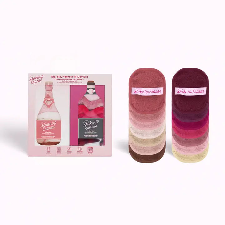 Sip Sip Hooray 14 Day Makeup Eraser Gift Set