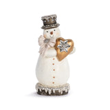 Snowman Figure with Heart