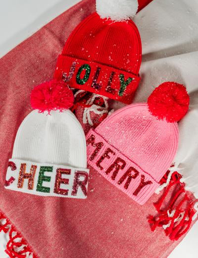 Holiday Sparkle Beanies