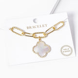 Sparkling Colorful Mother Of Pearl Bracelet