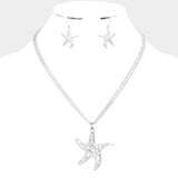 Starfish Swirls Necklace & Earring