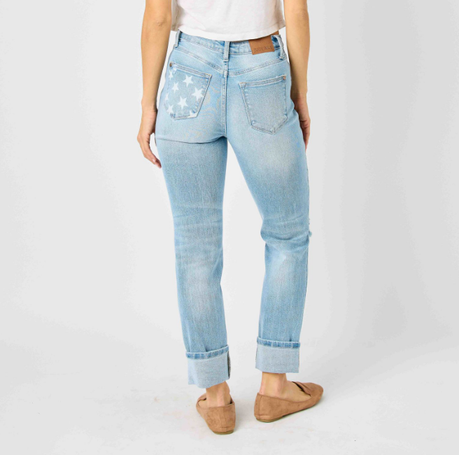 Judy Blue - Star Pocket Jeans