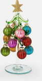 Handmade Glass Tree with Balls - 3 Assorted
