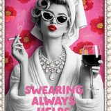 Swearing Always Help Blinged Out Tee