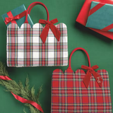 Tartan Scallop Totes