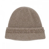 Pearl & Rhinestone Embellished Beanie