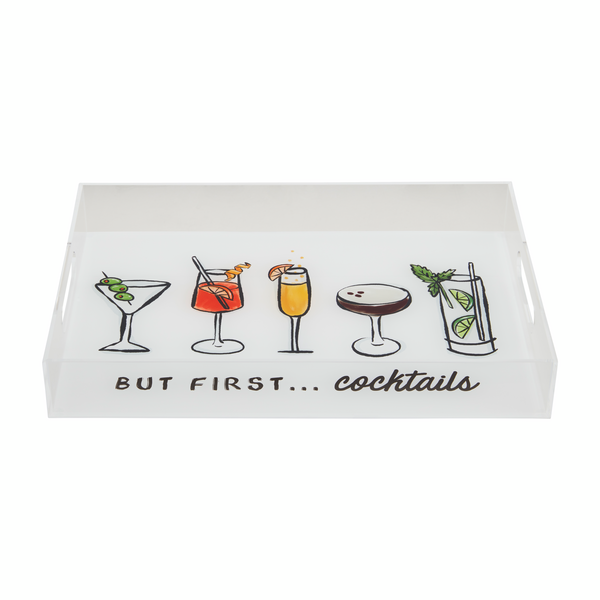 Mudpie - Acrylic Bar Cocktail Tray