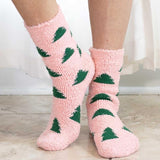 Women's Christmas Tree Cozy Socks