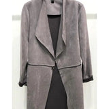 Silver Linings Suede Trench Coat