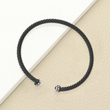 Rhinestone Embellished Cuff Bracelet