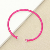 Rhinestone Embellished Cuff Bracelet