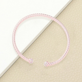 Rhinestone Embellished Cuff Bracelet
